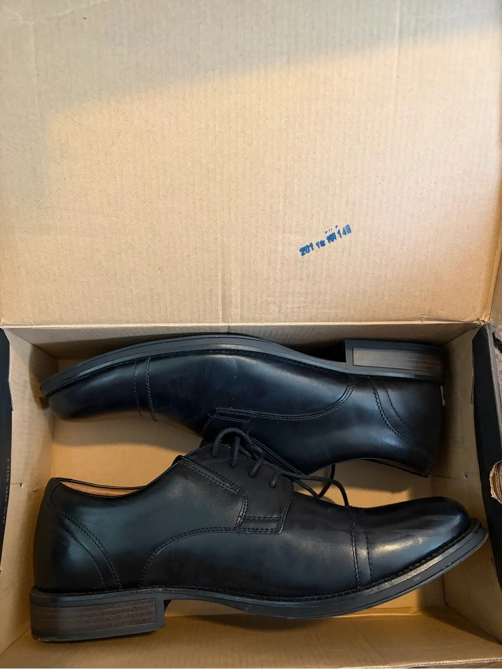 Dockers Tremont Cap Toe Oxford Dress Shoes Black Men’s Size 13M Lace Up EUC